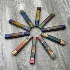 New Japanese Style Octagonal Solidified Wood Handle Material DIY picture