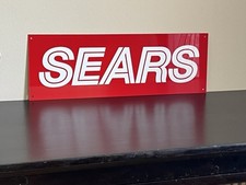 18 Inch SEARS department Store Vintage Style Metal Sign picture