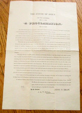 PRESIDENT JAMES A GARFIELD ASSASSINATION  BROADSIDE 1881 picture