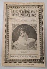 Sept. 3, 1899 The New England Home Magazine Antique  picture