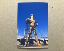 New postcard 4x6 Golden Driller Statue Tulsa Oklahoma picture