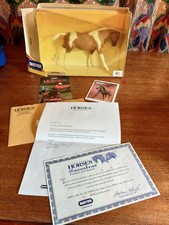 Vintage 1997 Breyer JAH Sassafras Palomino Pinto Cantering Welsh Pony with COA picture