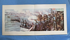 1898 Spanish American War Print - Army Amphibious Landing at Siboney, Cuba, 1898 picture
