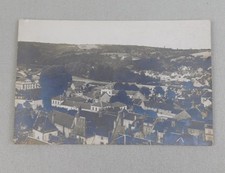 Antique 1919 Clamecy France Panoramic Cityscape Sepia Litho Print Postcard picture