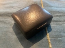 Vintage JENNINGS BROTHERS Windsor Pewter Hinged Lid Playing Card Casket Box picture