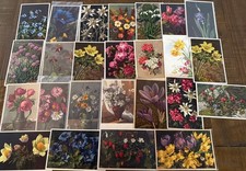 Lot of 25 Flowers-STEHLI~ Gyger~Mainzer~Swiss Floral~Postcards~ Unused~s481 picture