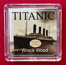 RMS Titanic Wreck Wood Artifact w/ COA. White Star Line WSL Real Relic. Popular picture