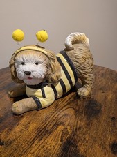 Dog In Bee Costume Spring Figurine Humane Society Puppy Statue NEW picture