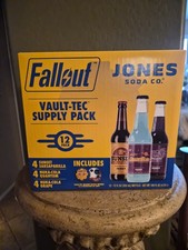 Fallout Jones Soda Vault-Tec Supply Pack 12pk-w/Opener & Caps-Star Cap Possible picture