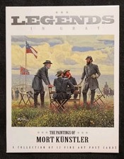 Mort Kunstler Paintings Legends In Gray 12 Civil War Fine Art Post Cards picture