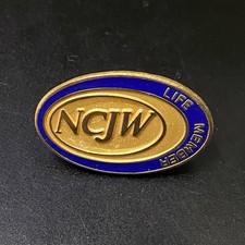 Vtg NCJW National Council of Jewish Women Life Member Lapel Pin  picture