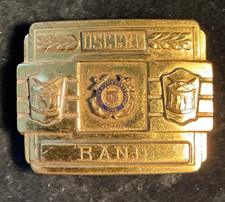 WWII ERA USCGRC “BAND” BELT BUCKLE - RARE & HTF - PLEASE LOOK picture