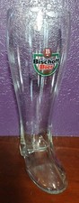 Vintage Bischoff BIER Beer 2 Liters Glass Boot Shoe Excellent  picture