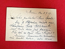 DD26-SIGNED AUTOGRAPH CARD-THÉRÈSE SCHNABEL-CONTRALTO-BERLIN-1917 picture