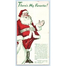 Vintage Better Homes and Gardens Christmas Santa Leaflet Advertising Ephemera picture
