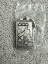 Lockheed Martin F-22 Raptor Jet Keychain Metal Fob Boeing General Dynamics NEW⁠ picture