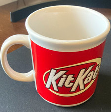 Galerie Kit Kat Logo Advertising Mug Cup, Red & White, Made in China picture