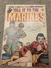 TELL It To The MARINES #2 1st Madam Cobra Ilya GGA Super Rare White Cover war  picture