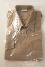 ABL SAE 149121 Preta 40L (H3L) L/S Military Shirt (JSF6) NWT Khaki Beige Medium picture