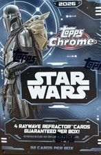 Star Wars 2026 Topps Chrome Value Blaster Box Factory Sealed Lot Of 10 NEW HOT picture