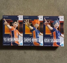 Banpresto Haikyuu Figure - Ippon Naisser Set of 3 Haikyuu Shoyo Hinata Yu picture