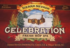Sierra Nevada Celebration Fresh Hop IP 3x5 Brewery Banner Flag w/ Grommets RARE picture