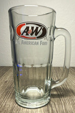Vintage A&W Root Beer Glass Mug All American Food Heavy Restaurant Stein Logo picture