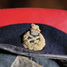 Vintage British Army General Officer's wire-embroidered beret picture