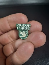 Pigeon Forge Tennessee Pin Vtg 1980s Green Made In USA picture