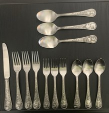 BRAND NEW Cambridge VARIOUS DEER IMAGES Satin Stainless 13 Pieces MIXED LOT picture