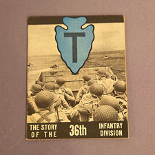 WWII US Army 36th Infantry Division Original Booklet Pamphlet Maps Photos picture