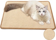 Cat Scratcher Mat, 23.6 X 15.7 Inch Natural Sisal Cat Scratch Mats, Hor picture