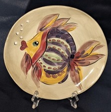 Rare Tabletops Unlimited Under the Sea Hand Painted Fish 8.375