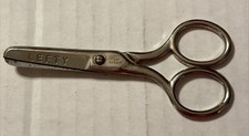 Vintage Kleencut Lefty Scissors 4 inch Steel Blunt Tip Sewing Cross Stitch USA picture