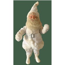 Wonderful 1960 Vtg SANTA CLAUS Cream Suit Rare Display Arts NYC Doll Figure 15