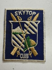 * 70S SKYTOP SKI SKIING CLUB POCONO PA PATCH CREST BADGE ECUSSON * picture
