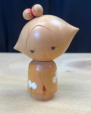 Yamagishi Masayoshi Kokeshi Doll Vintage Wood Sosaku Signed Made In Japan 7” Art picture