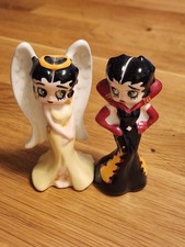 2014 Westland Giftware Betty Boop Angel & Devil Magnetic S&P Shakers *FREE SHIP* picture