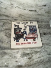 PA Dutch Sayings Napkins - New/Sealed - Hurrier/Behinder VTG RARE FAST SHIPPING picture