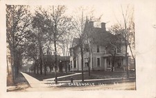 RPPC 1909 Ritche Bros W North St Carbondale Illinois c1910 Photo Postcard picture