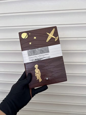Montblanc 146 “The Little Prince” Series Brown Notebook Airplane Design A5 Size picture