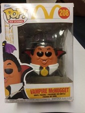 2023 McDonalds Vampire McNugget Pop Ad Icons Funko Trademark New (Box Looks... picture