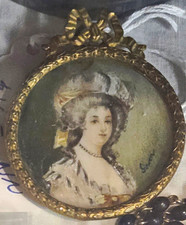 Victorian Signed Miniature Portrait picture