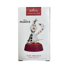 2022 Hallmark Disney Frozen 2 Olaf And Gale Christmas Tree Magic Ornament picture