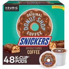 The Original Donut Shop Snickers Coffee Keurig K-Cup  Pods, Light Roast, 48/Box picture
