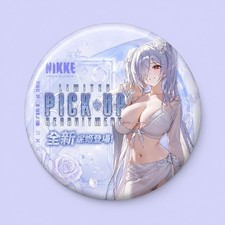 2Pcs Goddess of Victory: Nikke Cinderella 10Cm Acrylic Stand Tinplate Badge picture