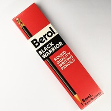 Berol Black Warrior No 3 Pencils Box of 12 New #3 372 372-3 Medium Hard picture