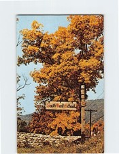 Postcard South Kent School Sign South Kent Connecticut USA picture