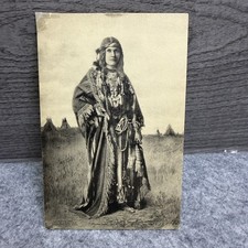 Vintage 1907 C.L. Goodrish Postcard - Min-ne-ha-ha Native American Woman Teepees picture