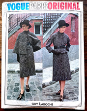 1971 VOGUE PARIS ORIGINAL GUY LAROCHE  #2548  CUT/COMPLETE SZ.12 picture